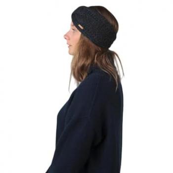 Fascia per Capelli Barts Jasmin in Fleece Grigio Scuro, Taglia Unica