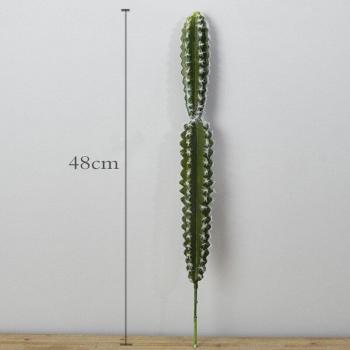 Lebensechter großer künstlicher Kaktus aus Kunststoffschaum, Sukkulenten für die Dekoration im Büro und Zuhause, DIY-Wüstenpflanzen