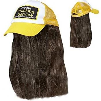 Coiffe de camionneur avec cheveux