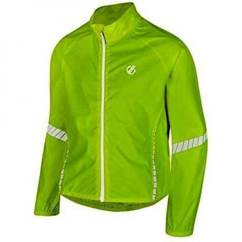 Dare 2b Kid's Cordial Lightweight Reflective Cycling Jacket, Fluro Yellow, Size 11-12