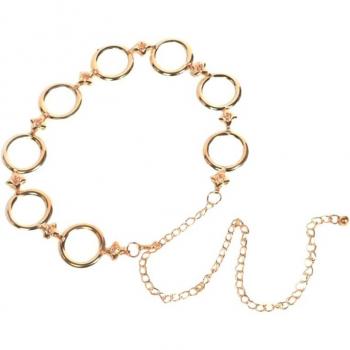 Cinturón Elegante de Cadenas Doradas