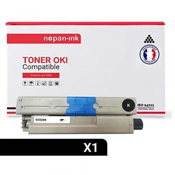 Cartrigue Noir NOPAN-INK pour OKI 46508712