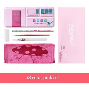 Travel Iron Box Watercolor Paint Set