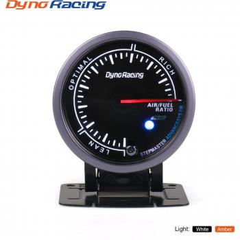 Dynoracing 60 mm LKF‑Sensor – Dualfarbig (Schwarz & Weiß/Bernstein), schmalbandige Spitzenanzeige, BX101484