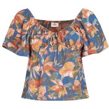 O’Neill Hughes Women's Tropical Blue Short Sleeve T-Shirt, Small