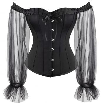 Off Shoulder Gothic Corset Top