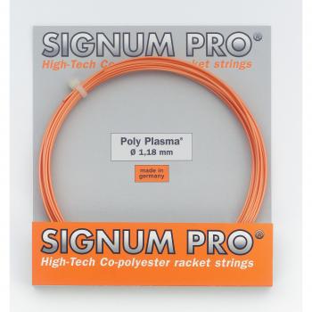 Cuerda de tenis Signum Pro Poly Plasma 1,18 mm Naranja