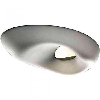 Huevo Ceiling 6 Light E27 Outdoor IP44, Polished Chrome, Opal White