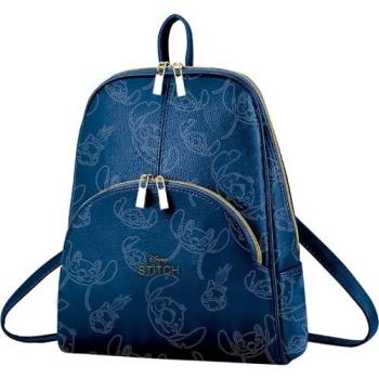 Mochila Casual Stitch Azul Juvenil