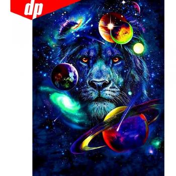 Rundes Diamant-Malset: Tiger 20X30