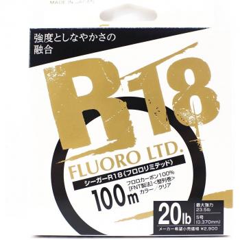 Seaguar R18 Fluorocarbono 0.37 mm 20 lb 100 m