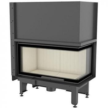 Kratki Nadia Chimenea de Leña 14 kW con Ventana Cristalizada derecha Ø200