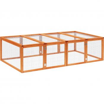 PawHut Gabbia Roditori Legno Verde