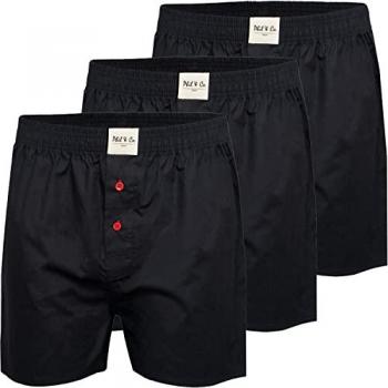 Phil & Co. Berlin Boxershorts Heren 3-Pack Effen Katoen