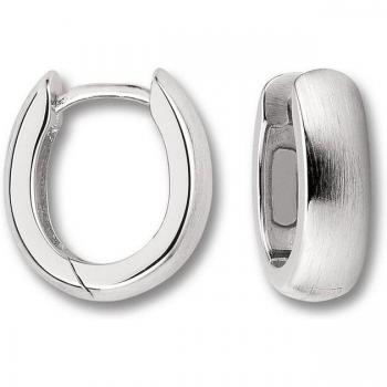 Zeitlose 925 Silber Creolen für Damen