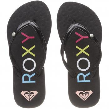 Roxy Sandy, Zapatos de Playa y Piscina para Niñas, Negro