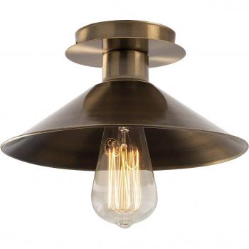 Plafón Berceste N-662 1 luz Ø24cm oro antiguo