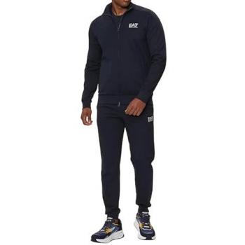 Tuta Sportiva EA7 Blu Scuro con Logo