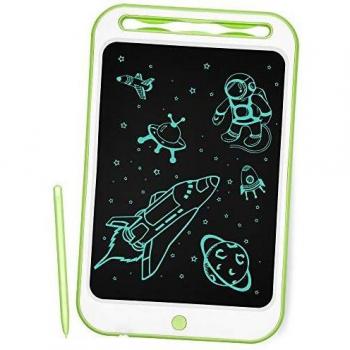 Green 10″ Touch Writing Tablet – Electronic Drawing Board for Home, School, Work
