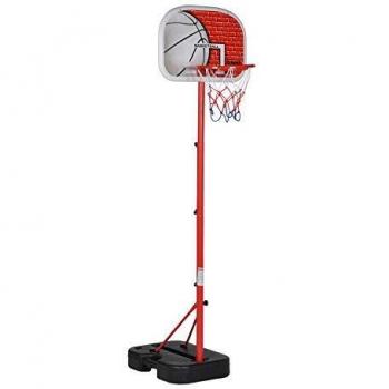Bumber – Panier Junior Basket sur Pied – Hauteur réglable 1 m 35 avec ballon inclus