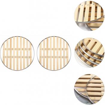 2-Pack Bamboo Stainless Steel Cooling Racks