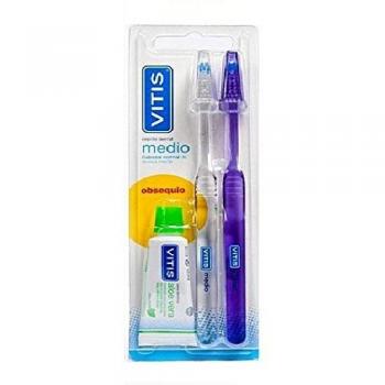 Cepillo Dental Adulto Vitis Medio Duplo