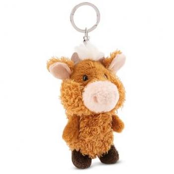 Portachiavi McMooray Marrone Highland 10 cm