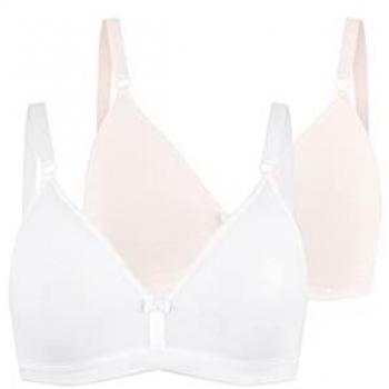 Bralette-BH PETITE FLEUR Gr. 85, Cup C, rosa (2xweiß, 1xrosa), Damen