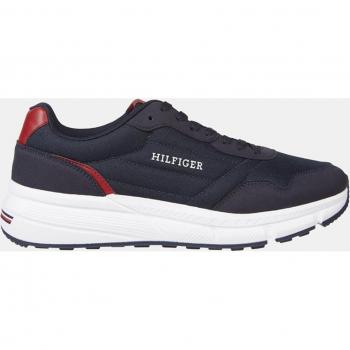 Sneakers Tommy Hilfiger Faston Mix Ess Cuir Bleu