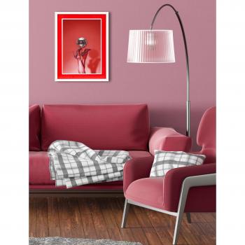 Queence Bild »Stylische Schuhe und Discokugel«