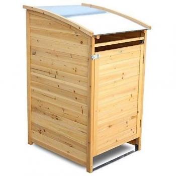 Couvre-poubelle crème 120 L