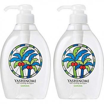 Detergente Saraya Yashinomi Verde 500 mL – Paquete de Dos