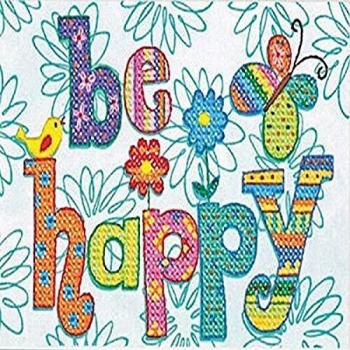 DIMENSIONS BE Happy, White, 12 cm x 17 cm