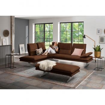 Broadway Design‑Ecksofa von W.SCHILLIG – 284 cm breit, verstellbarer Sitzkomfort