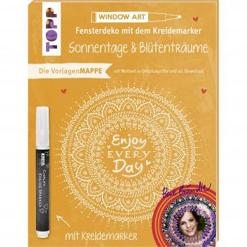 TOPP 7852 Vorlagenmappe Fensterdeko mit dem Kreidemarker