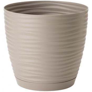 Sahara Vaso di Piante con Sottovaso Ø 15 cm Tortoise