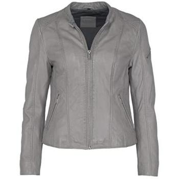 Mustang 31021532 Damen-Grau Bikerjacke – Größe XL
