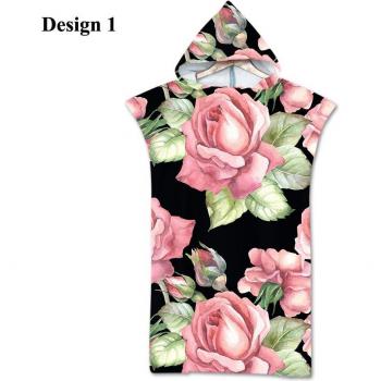 Sombrilla Nata Rosa Floral Poncho