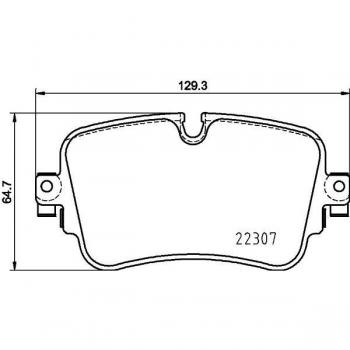 Hella 8DB 355 025-681 Brake Pad Set