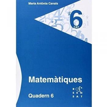 Matemàtiques. Quadern 6 (Tapa blanda).