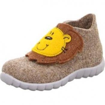 Pantofole Happy Lion per bambini beige superfit