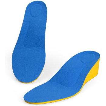 Bocan Arch Support Height Increasing Insoles for Women 3/5 cm Blue/Grey