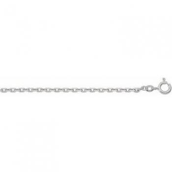 Adelia’s Elegante Ankerkette 585 Weißgold – 60 cm (silber)