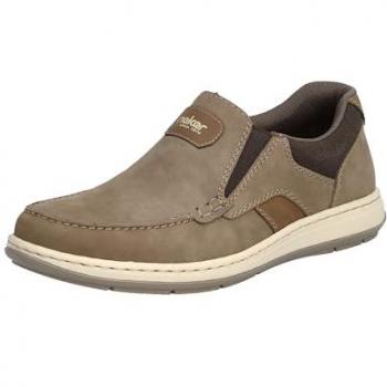 Rieker Leder Slipper Mokassin für Herren