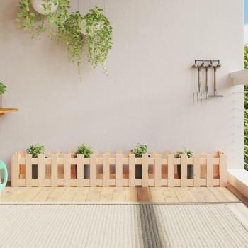 VidaXL Gartenhochbeet Lattenzaun-Design 200x30x30 cm Kiefer