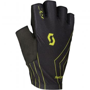 Guanti Scott RC Team corti neri giallo neon