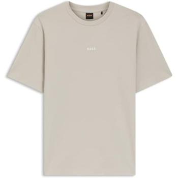 BOSS Grey Relaxed Fit Logo Herren-Shirt