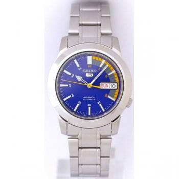 Seiko Montre Braces Seiko5 SS Or/Blue Homme
