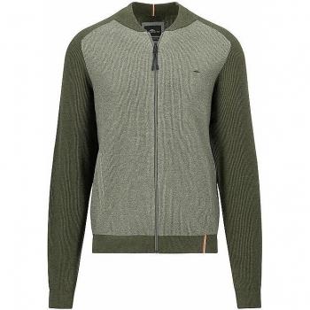 Fynch Hatton Olivenfarbene Sweatjacke Herren L