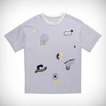 Camiseta Gris Boxy All Over Patch de Converse